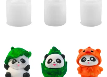 Create Beautiful Candles and Crafts with Versatile Silicone Panda Molds