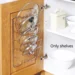 Optimize Your Kitchen Space with This Durable Stainless Steel Lid Organizer Rack