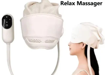 Experience Deep Relaxation and Better Sleep with This Electric Head and Eye Massager