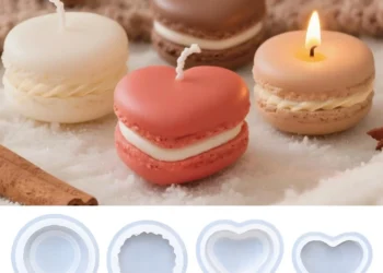 Create Stunning DIY Candles and Treats with Versatile Macaron Silicone Mold