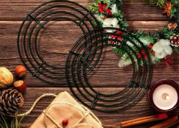Durable Metal Wreath Frames for Easy DIY Holiday and Seasonal Decorations